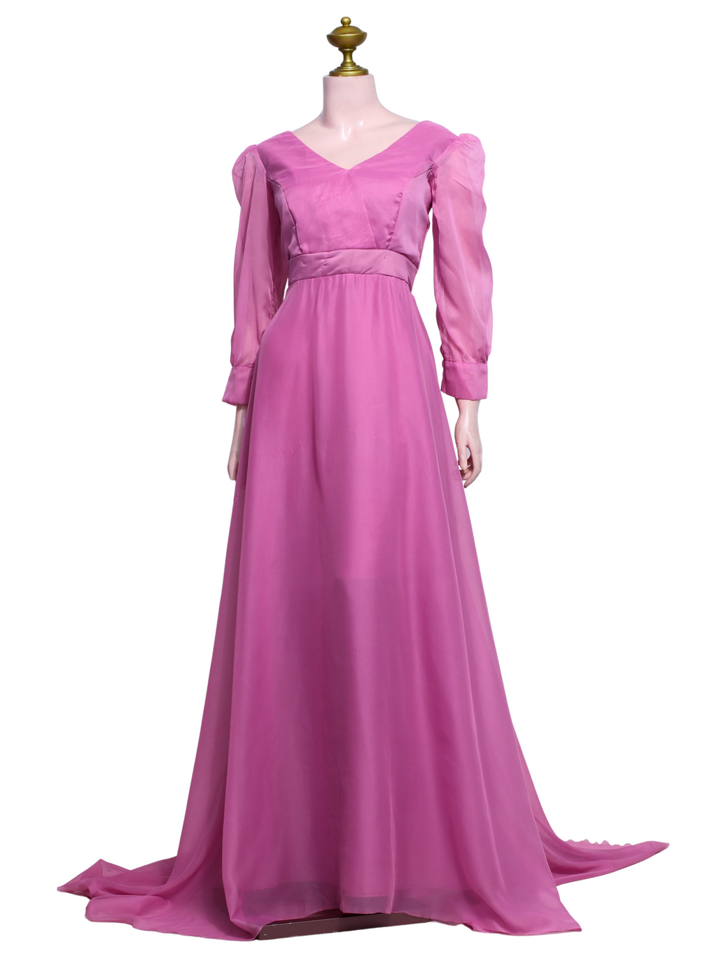 Soft Pink Sheer Romance Gown - P04