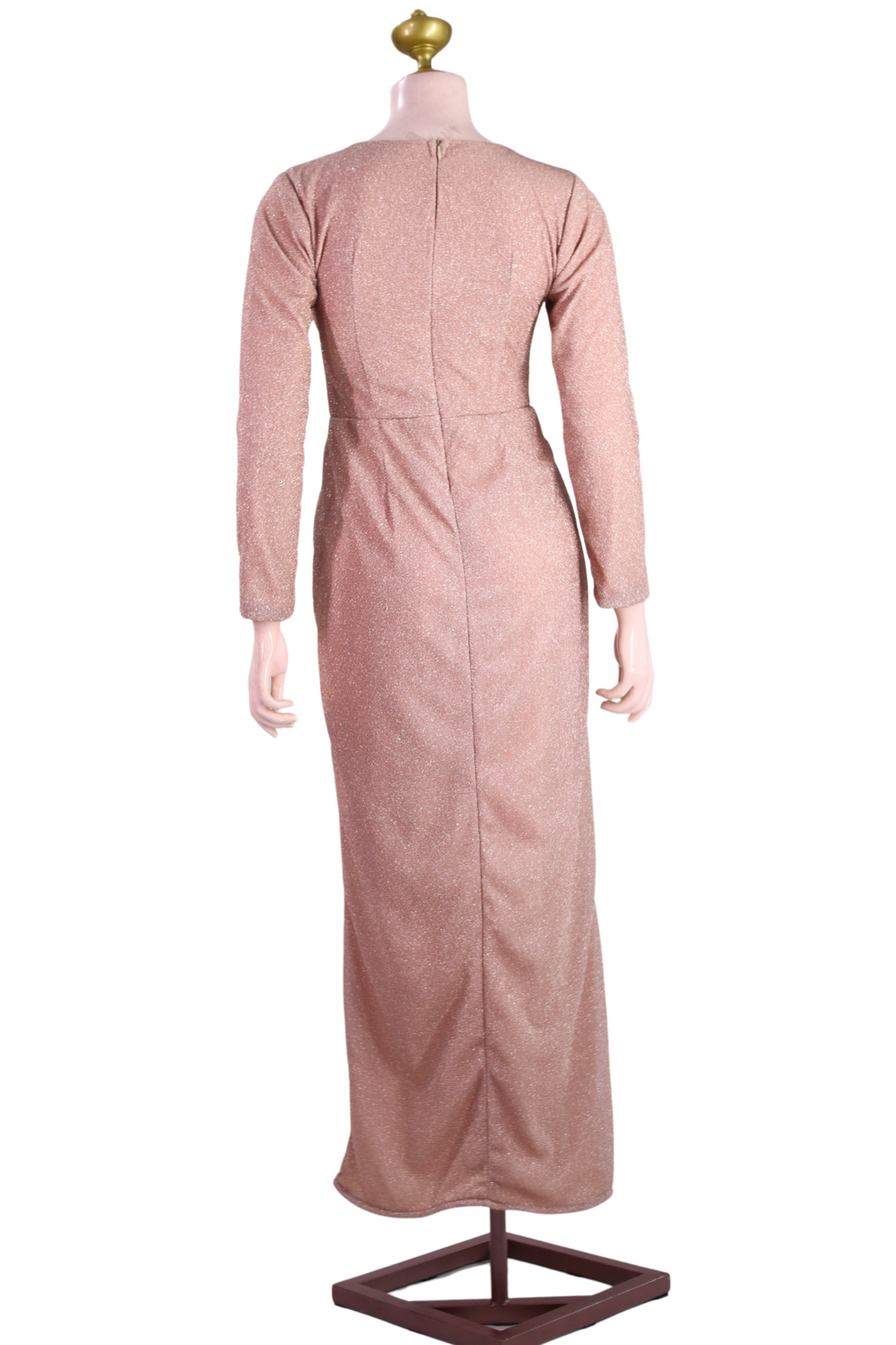 Nude Long Sleeve Dress - N03