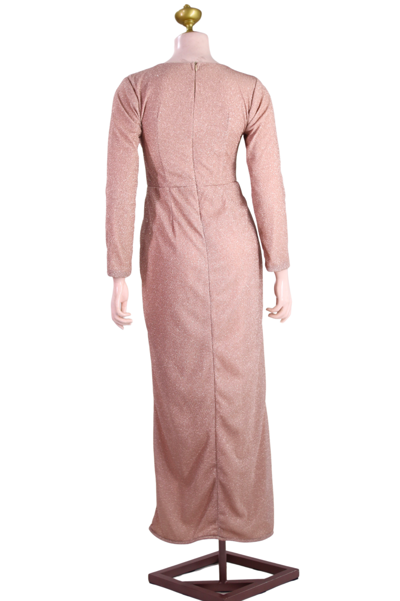 Nude Long Sleeve Dress - N03