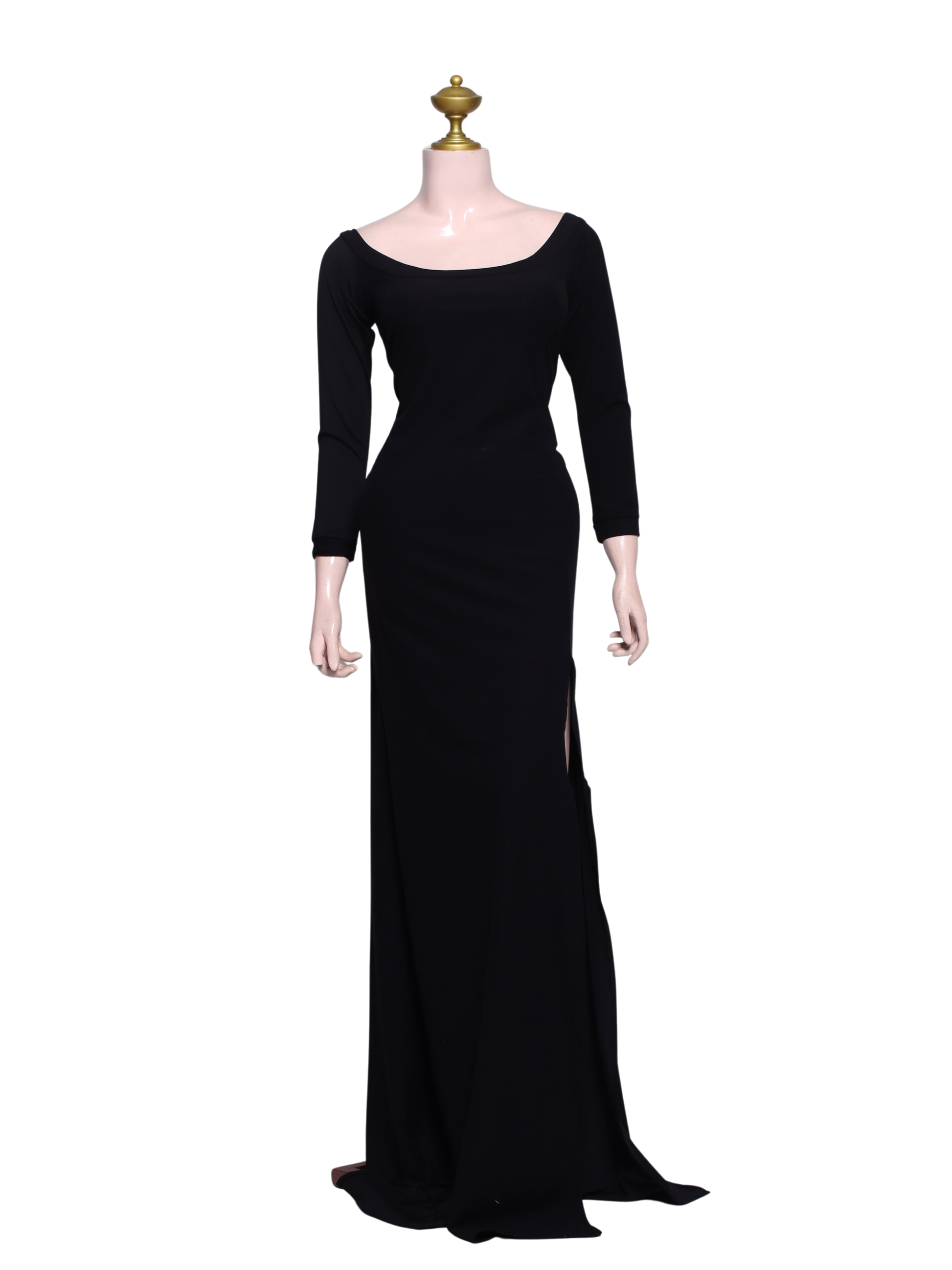 Black Maternity Long Gown - B17