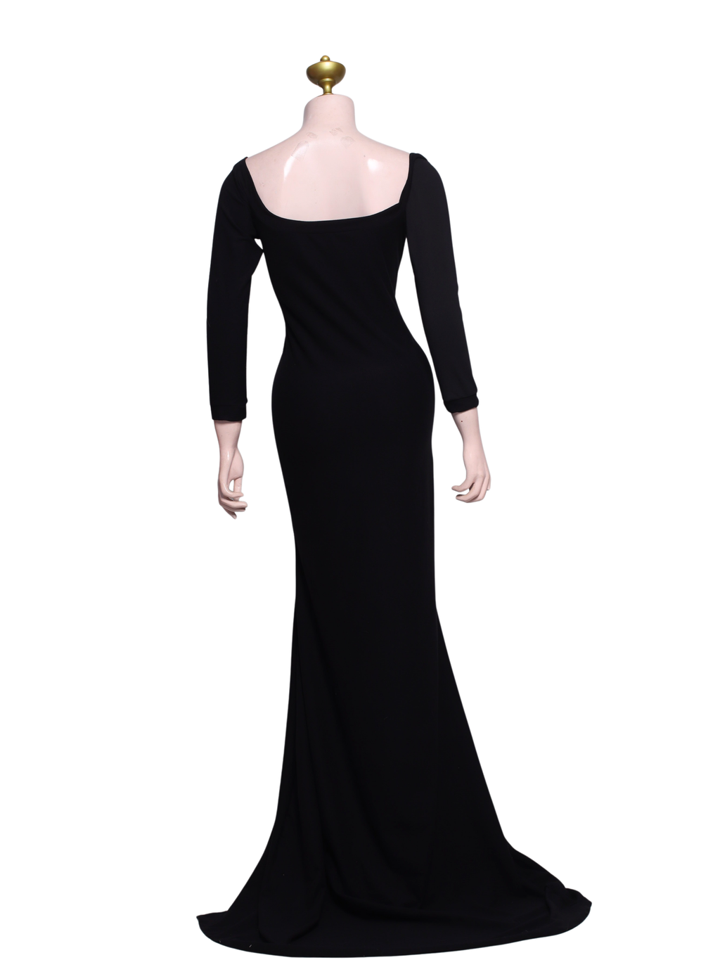 Black Maternity Long Gown - B17