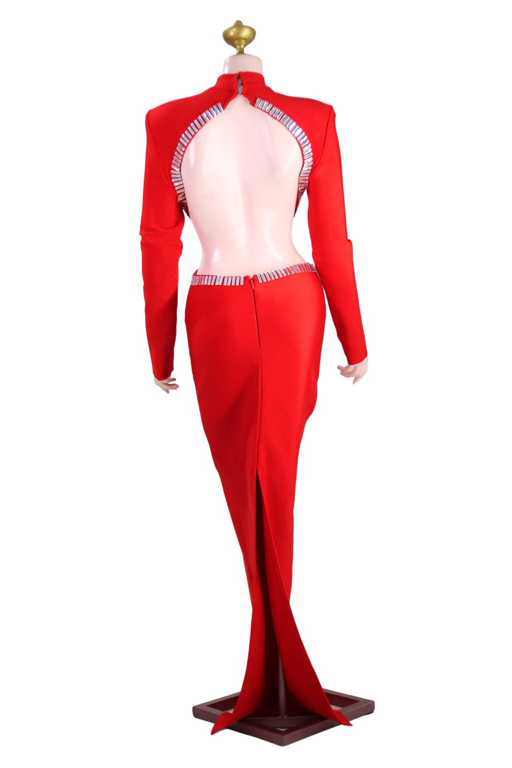 Red Long Sexy Dress - R02