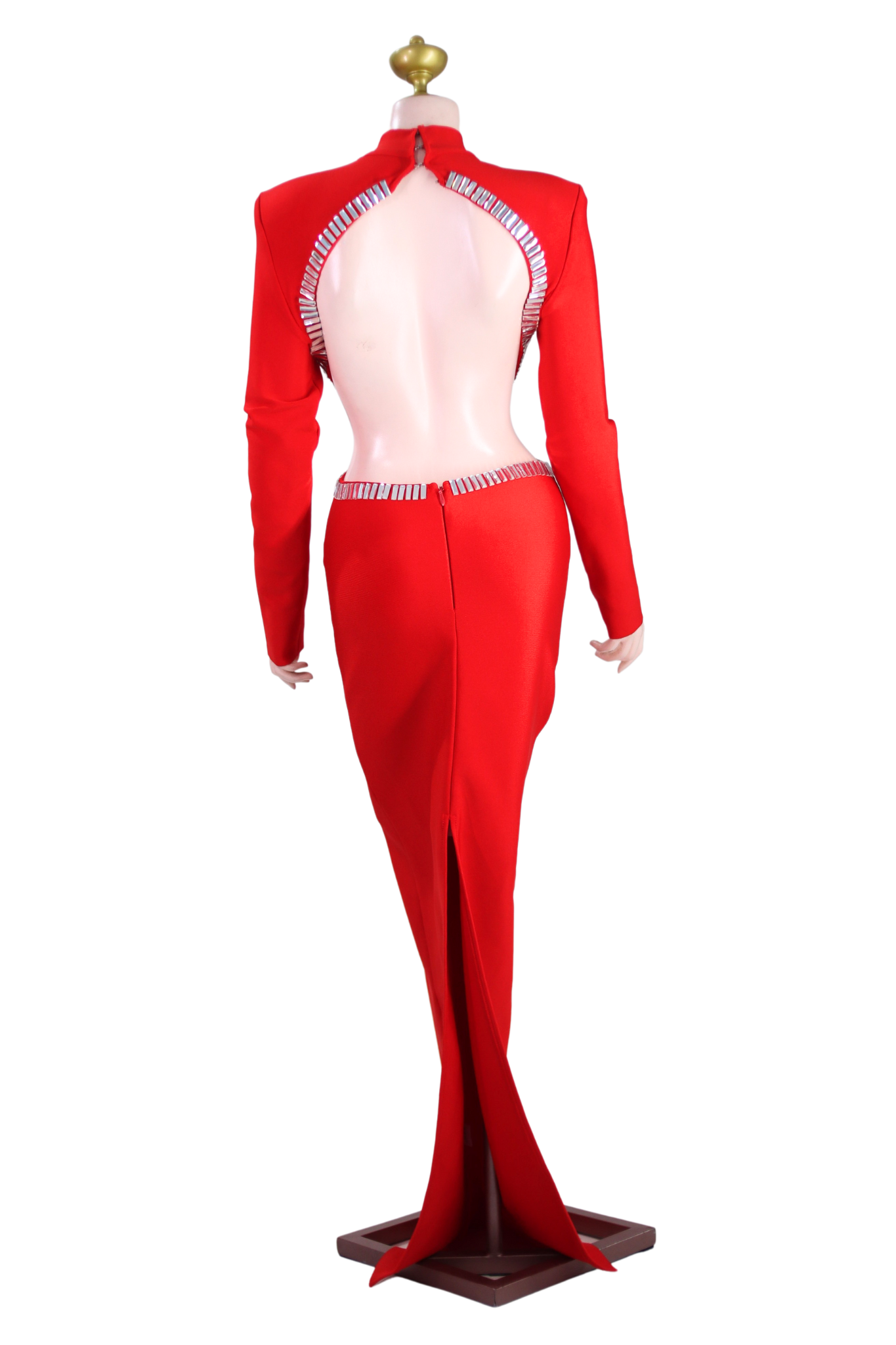 Red Long Sexy Dress - R02