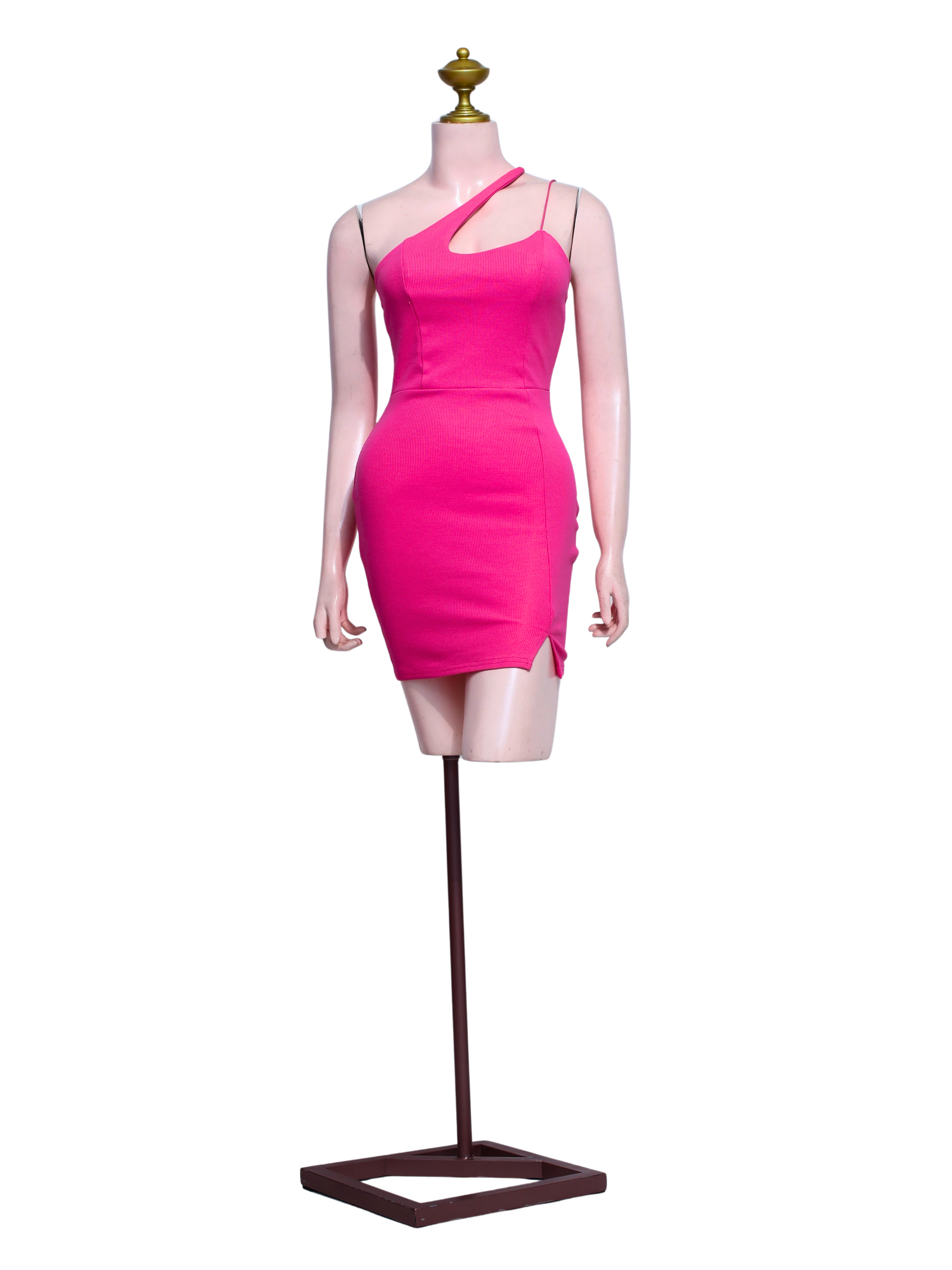 Hot Pink Cutout Mini Dress - SP08