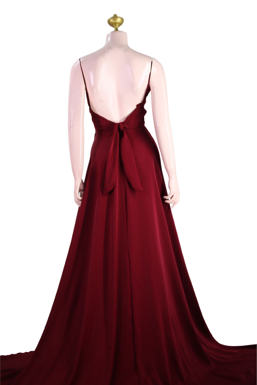Maroon Long Dress - M07
