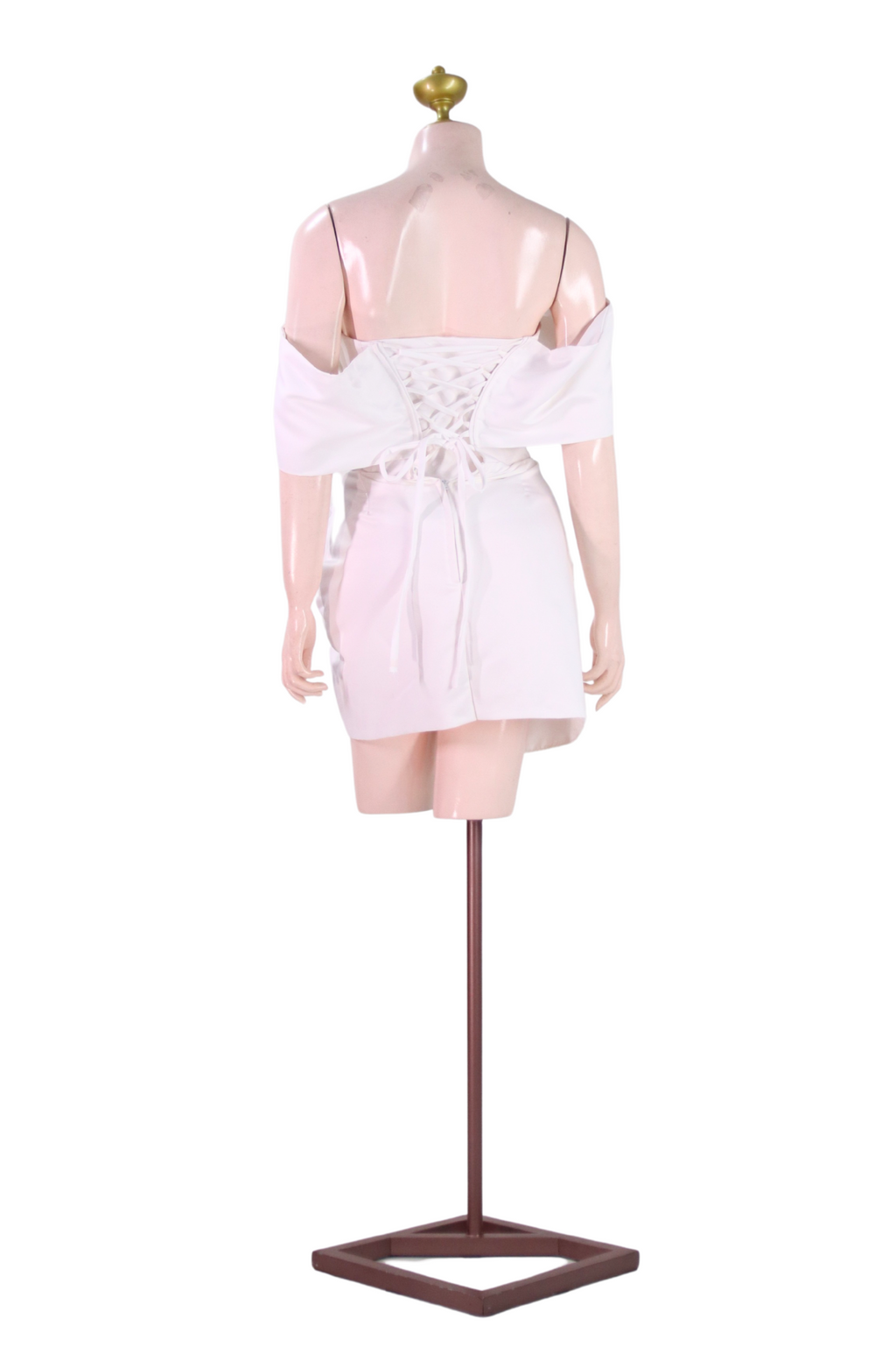 White Custom Chelsea Manalo Cocktail Dress - SW01