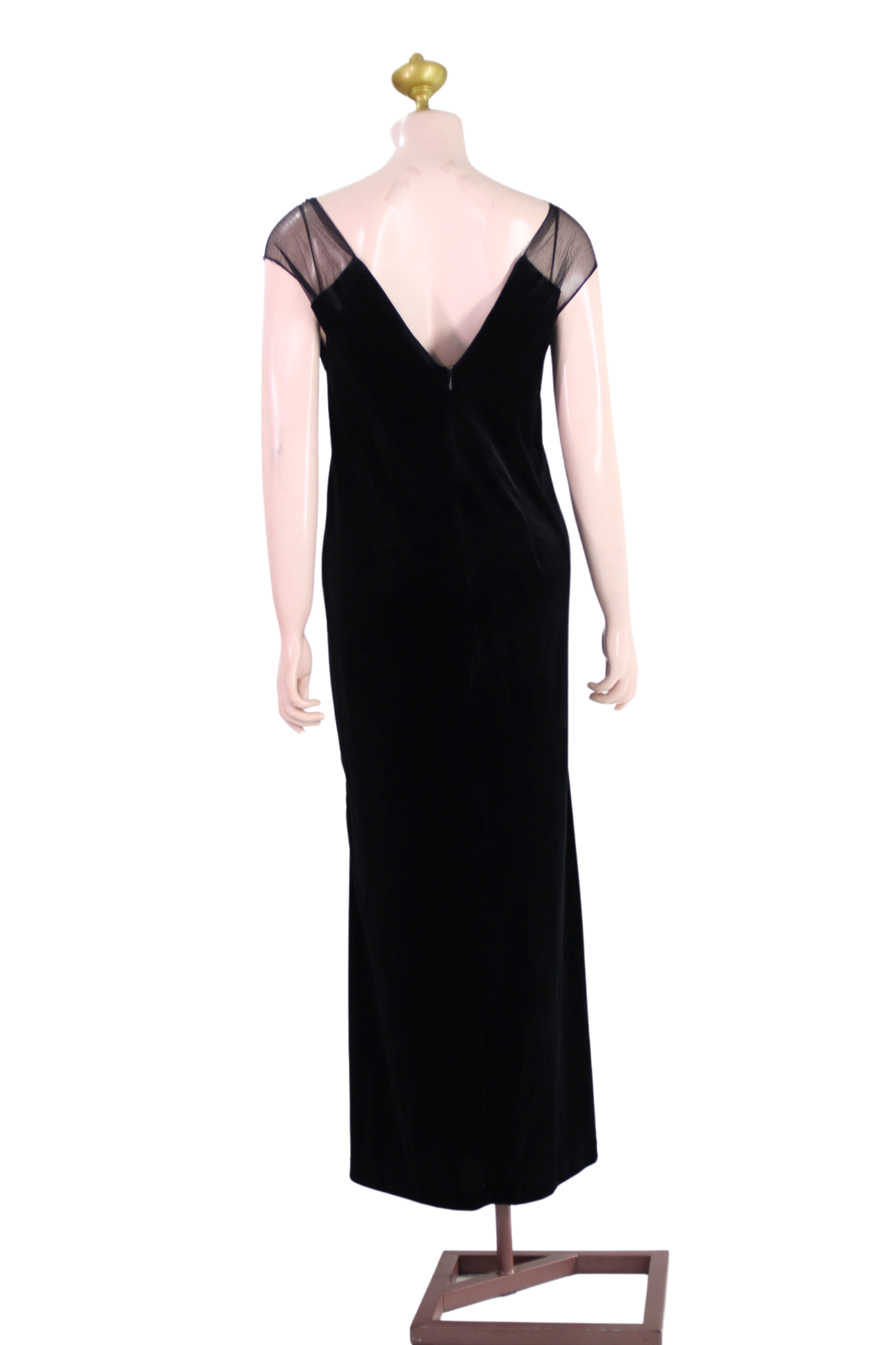 Black Long Dress - B04