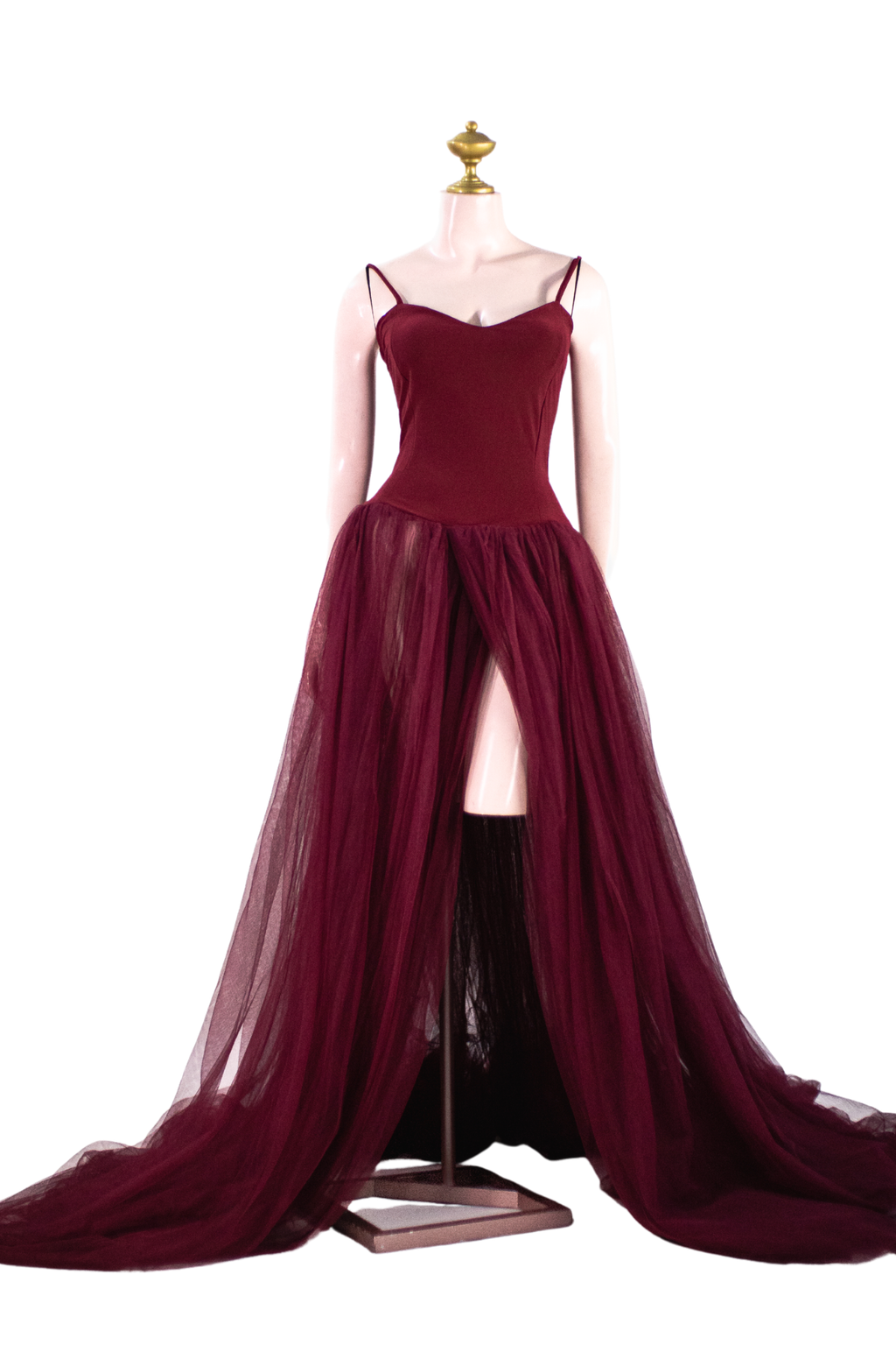 Maroon Spandex Dress - M05