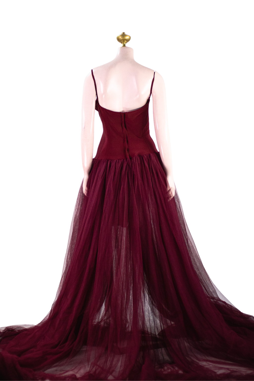 Maroon Spandex Dress - M05