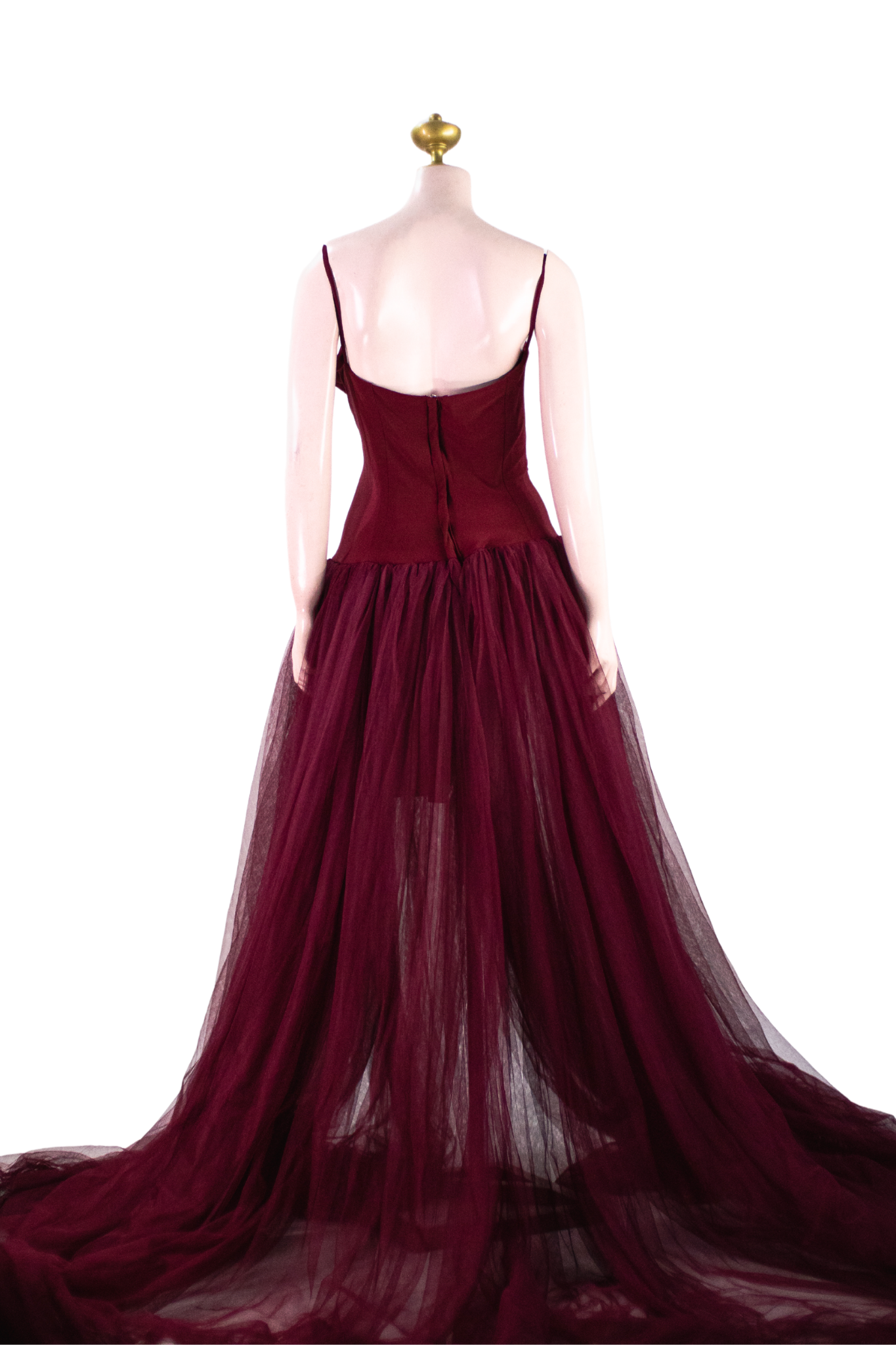 Maroon Spandex Dress - M05