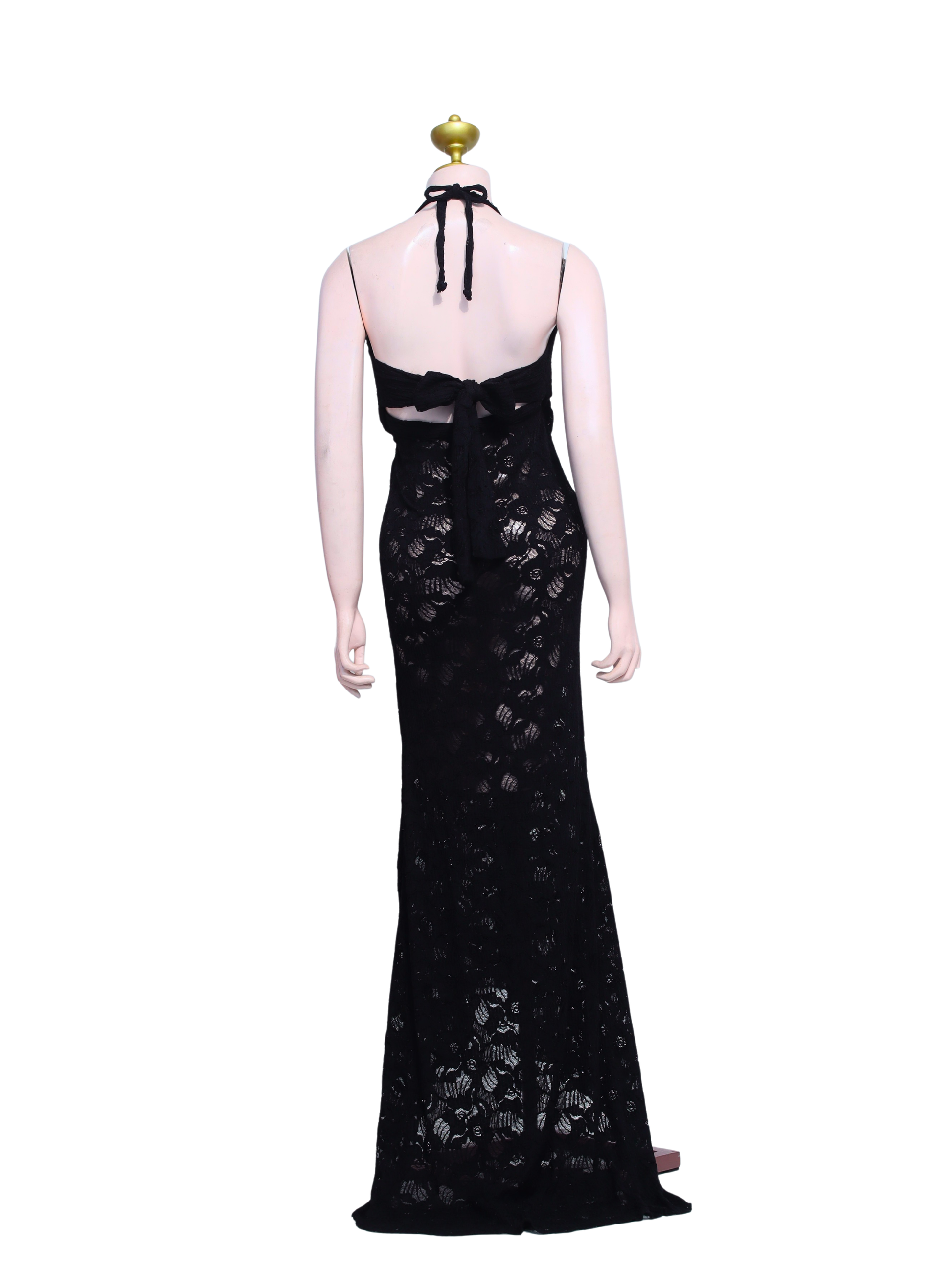 Black Lace Gown - B20