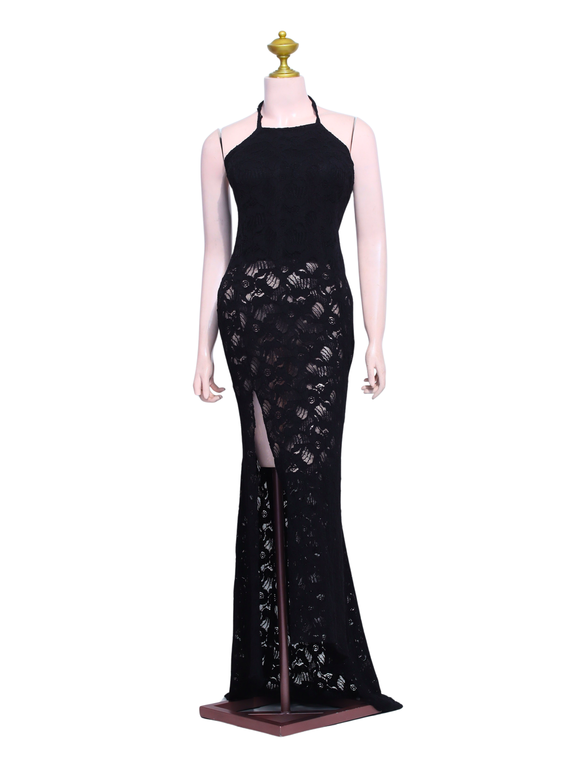 Black Lace Gown - B20