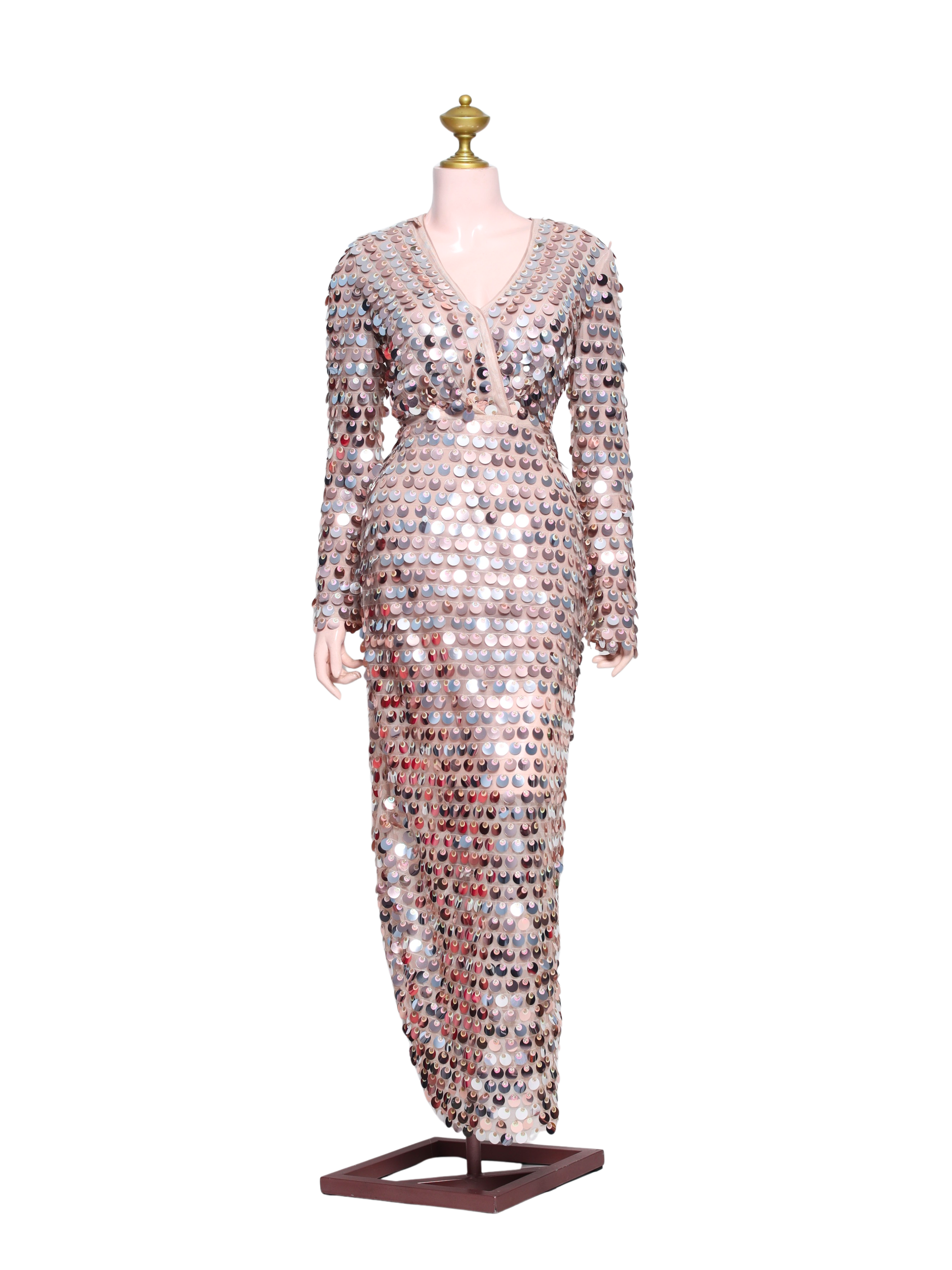 Big Sequins Formal Elegant Dress - NU03