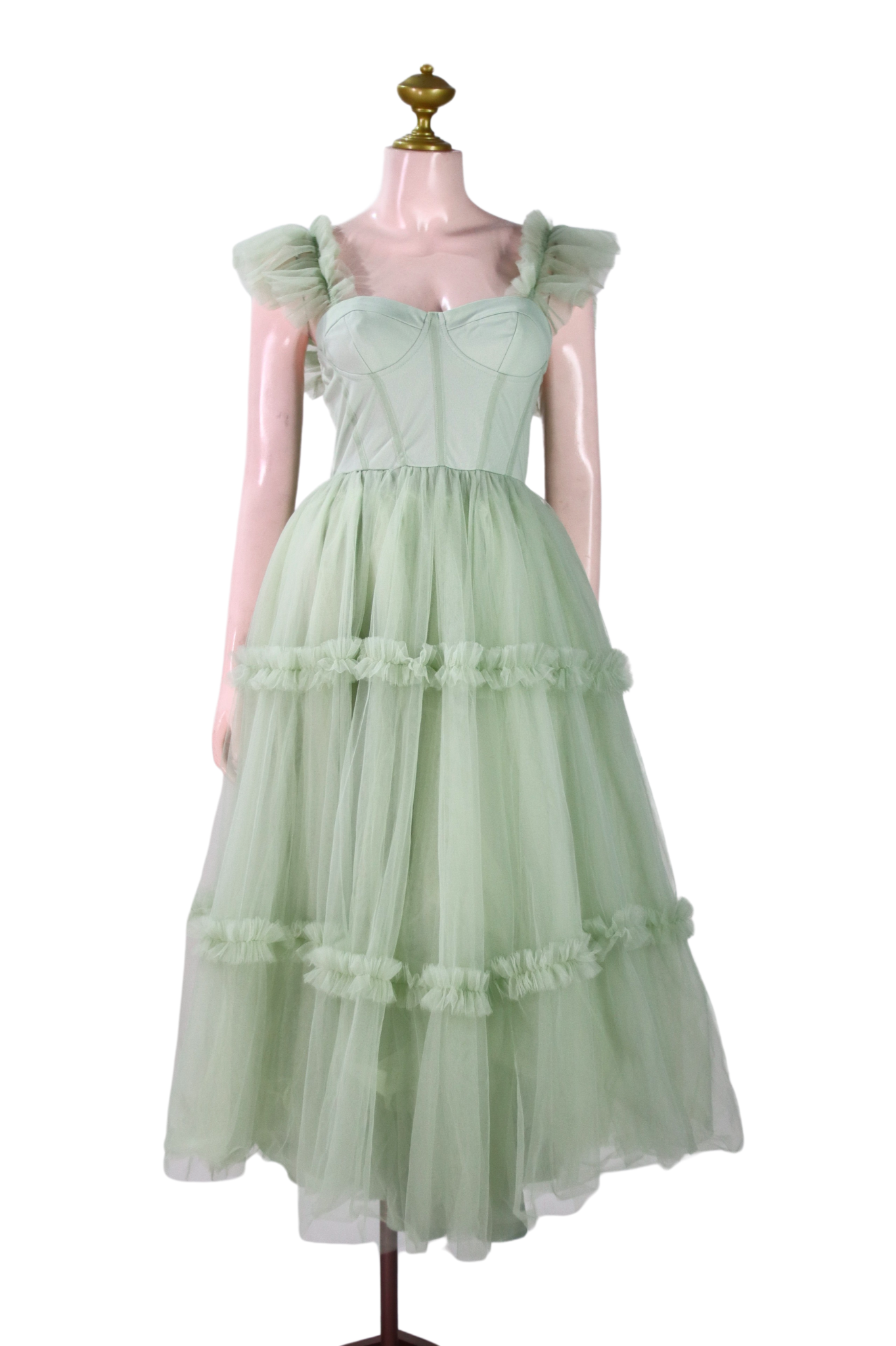 Sage Green Tulle - SG02