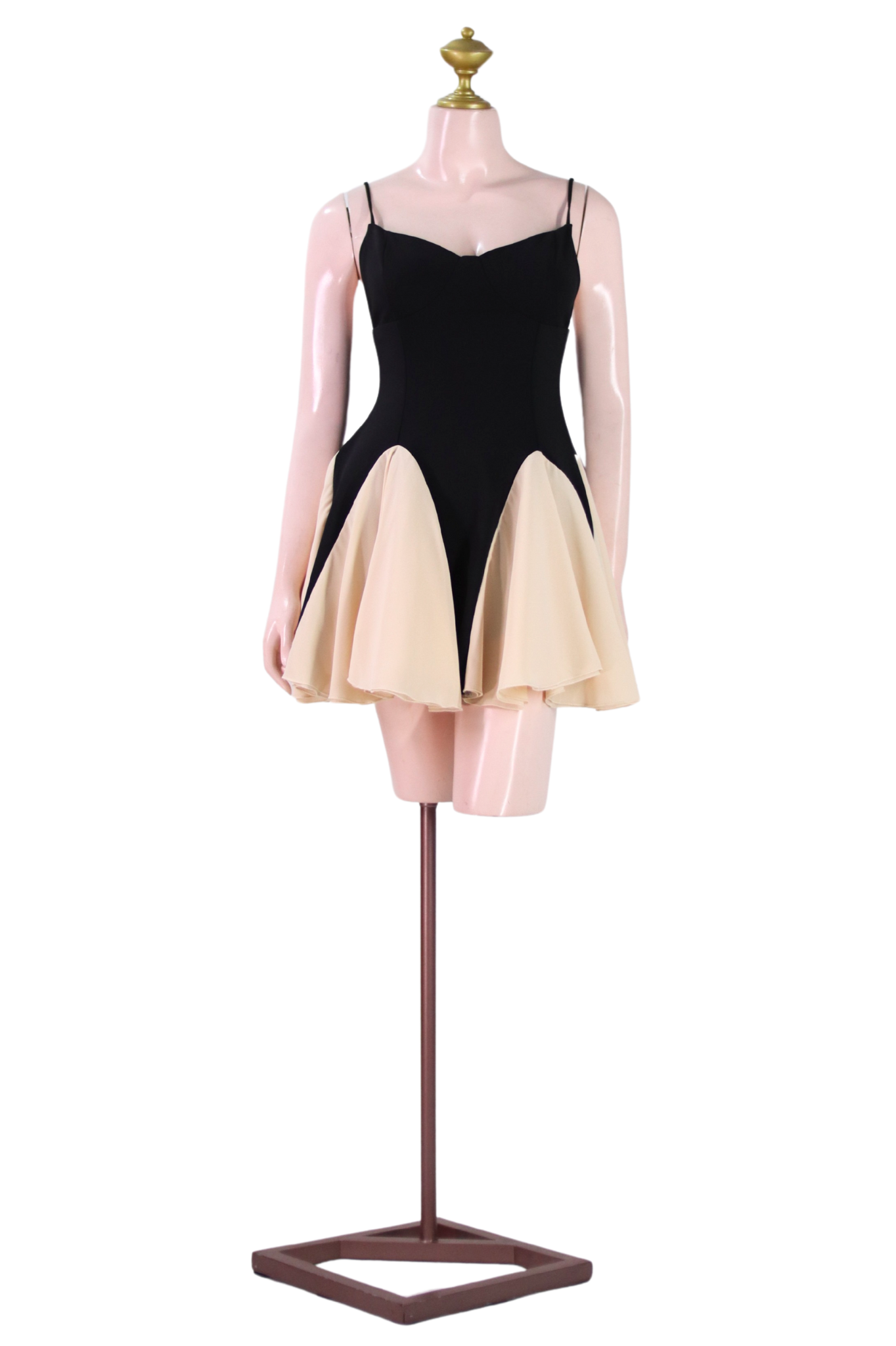 Black Suit fabric & Chiffon - SB01