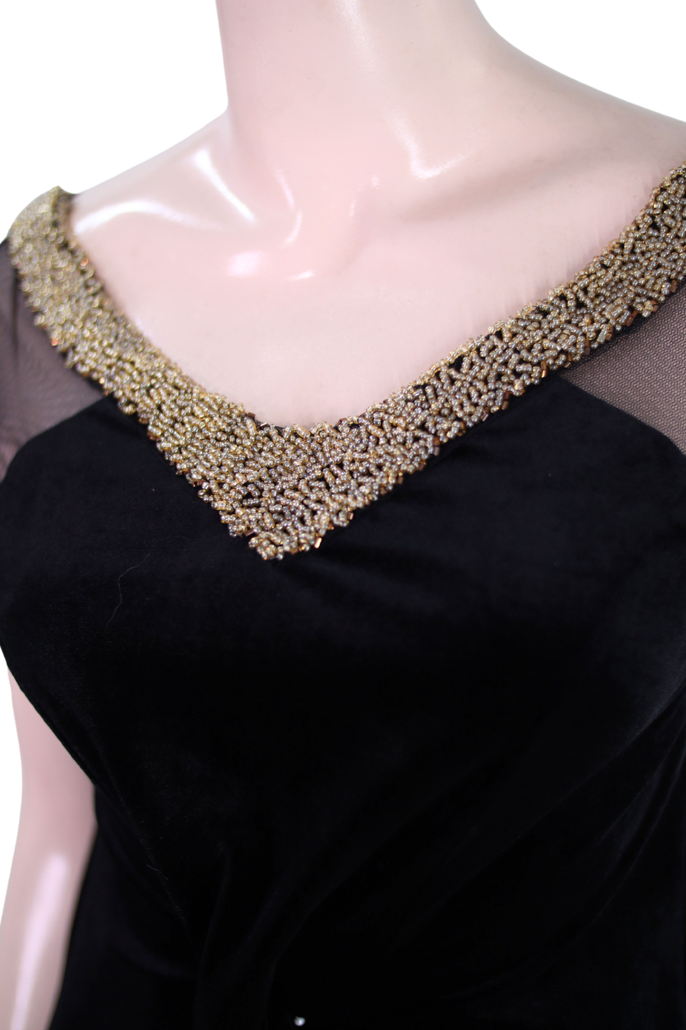 Black Long Dress - B04