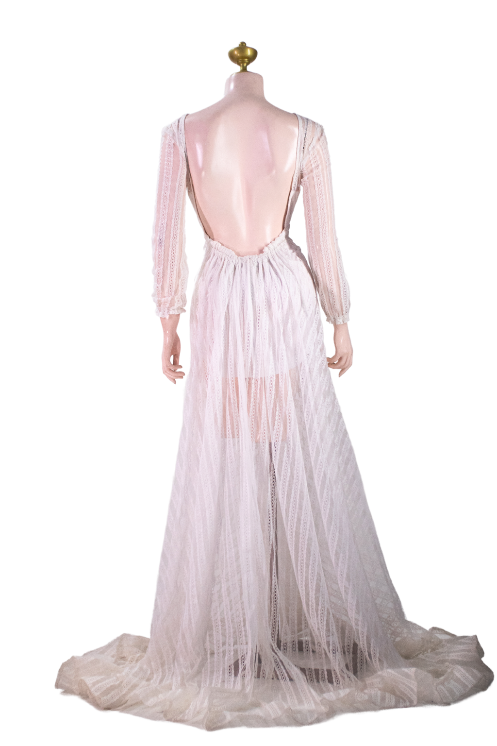 White Lace Dress -W04