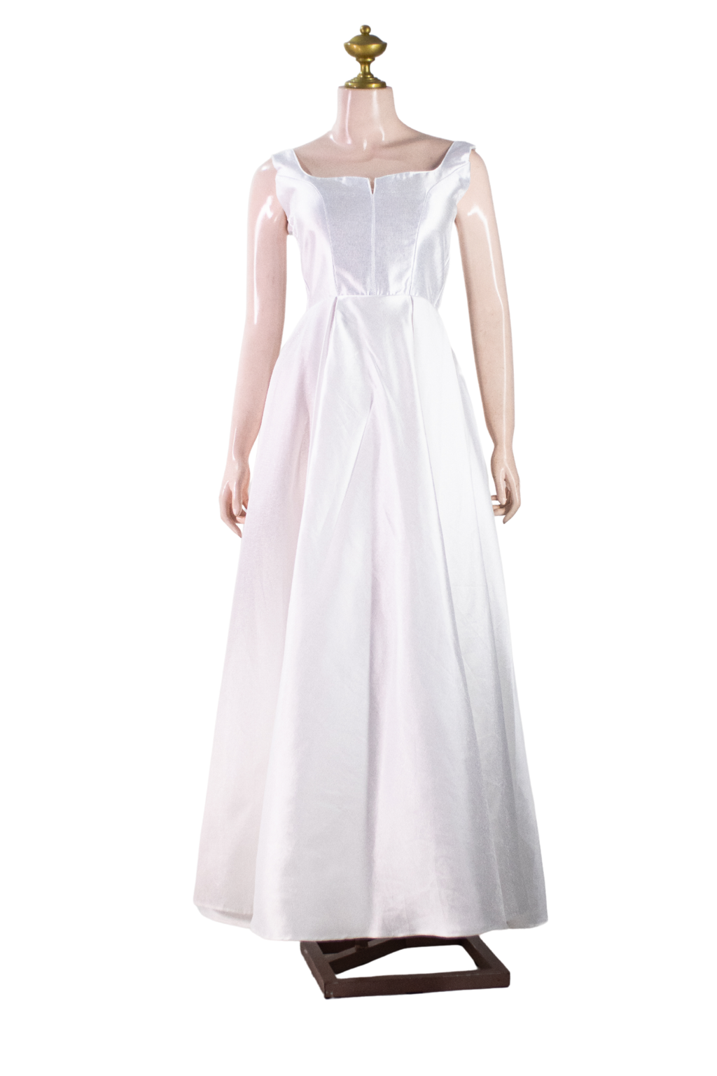 White Gazar Dress - W03