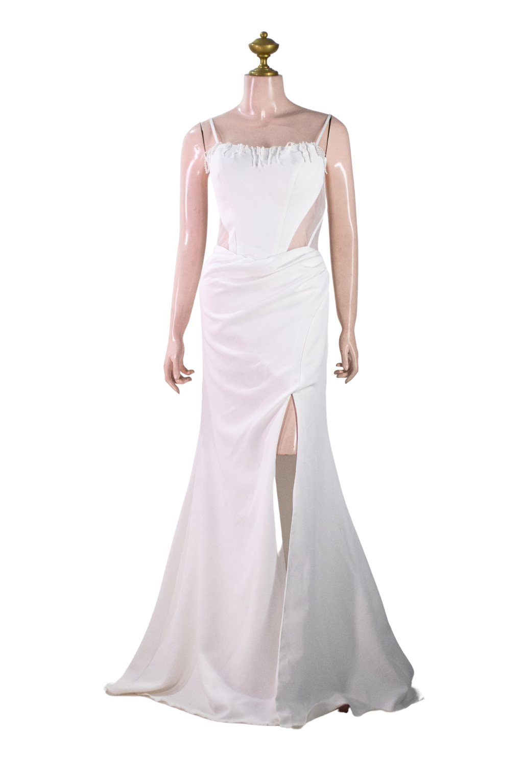 White Duchess Long Dress - W02