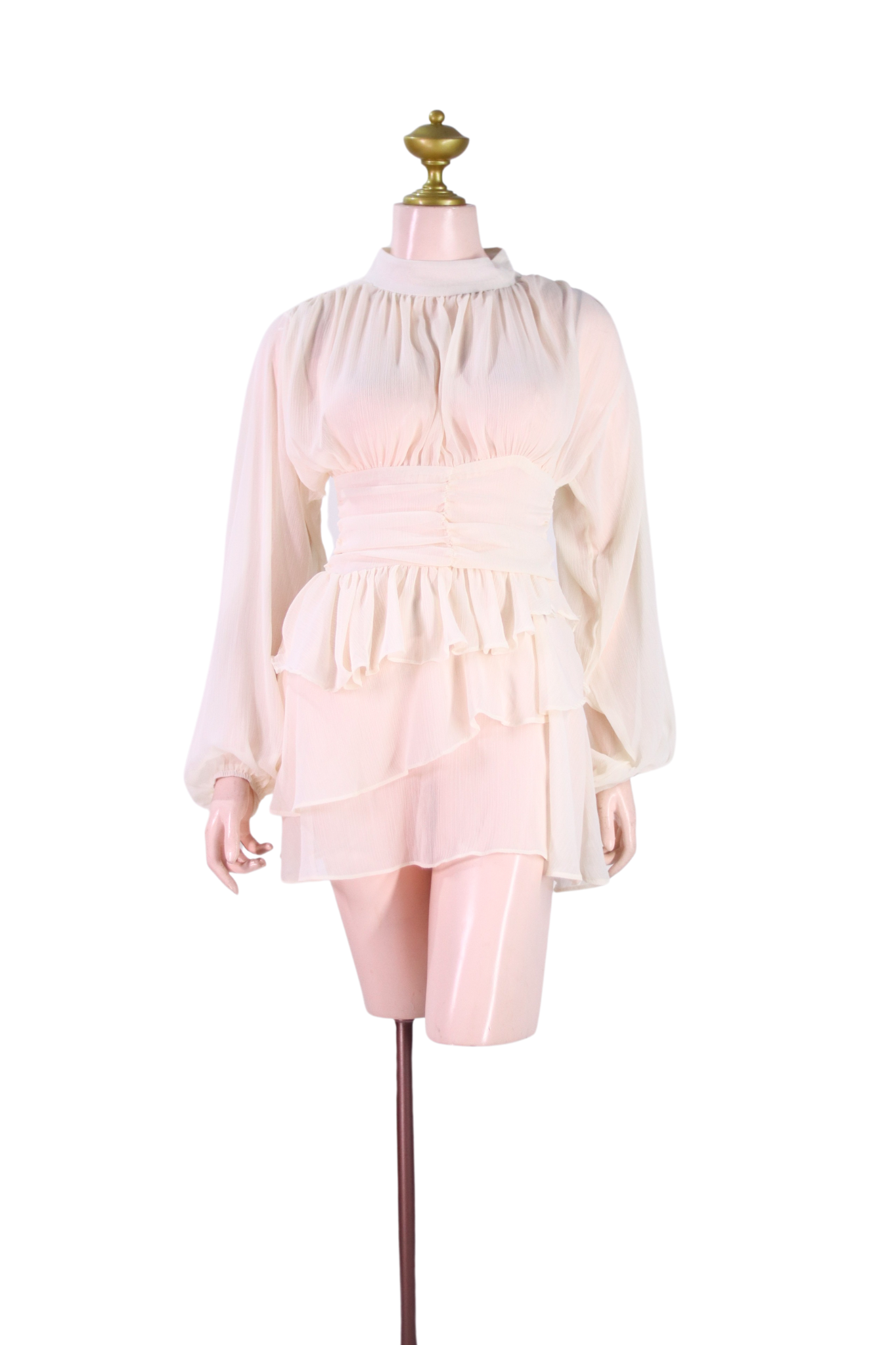 Cream White Chiffon - SW02