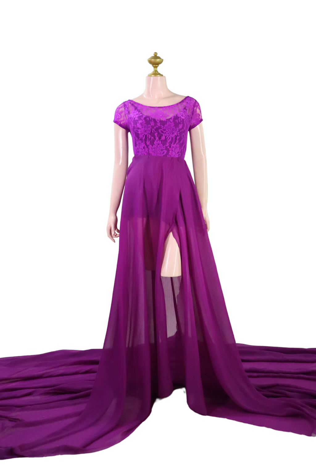 Purple Long Dress