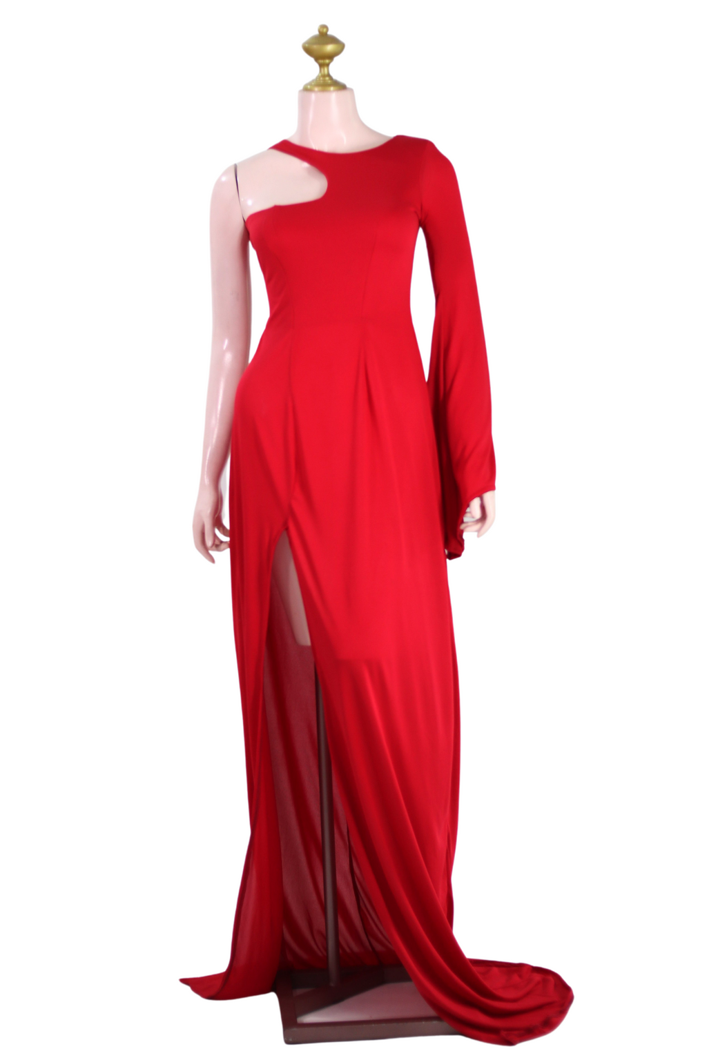 Red Long Dress - R04