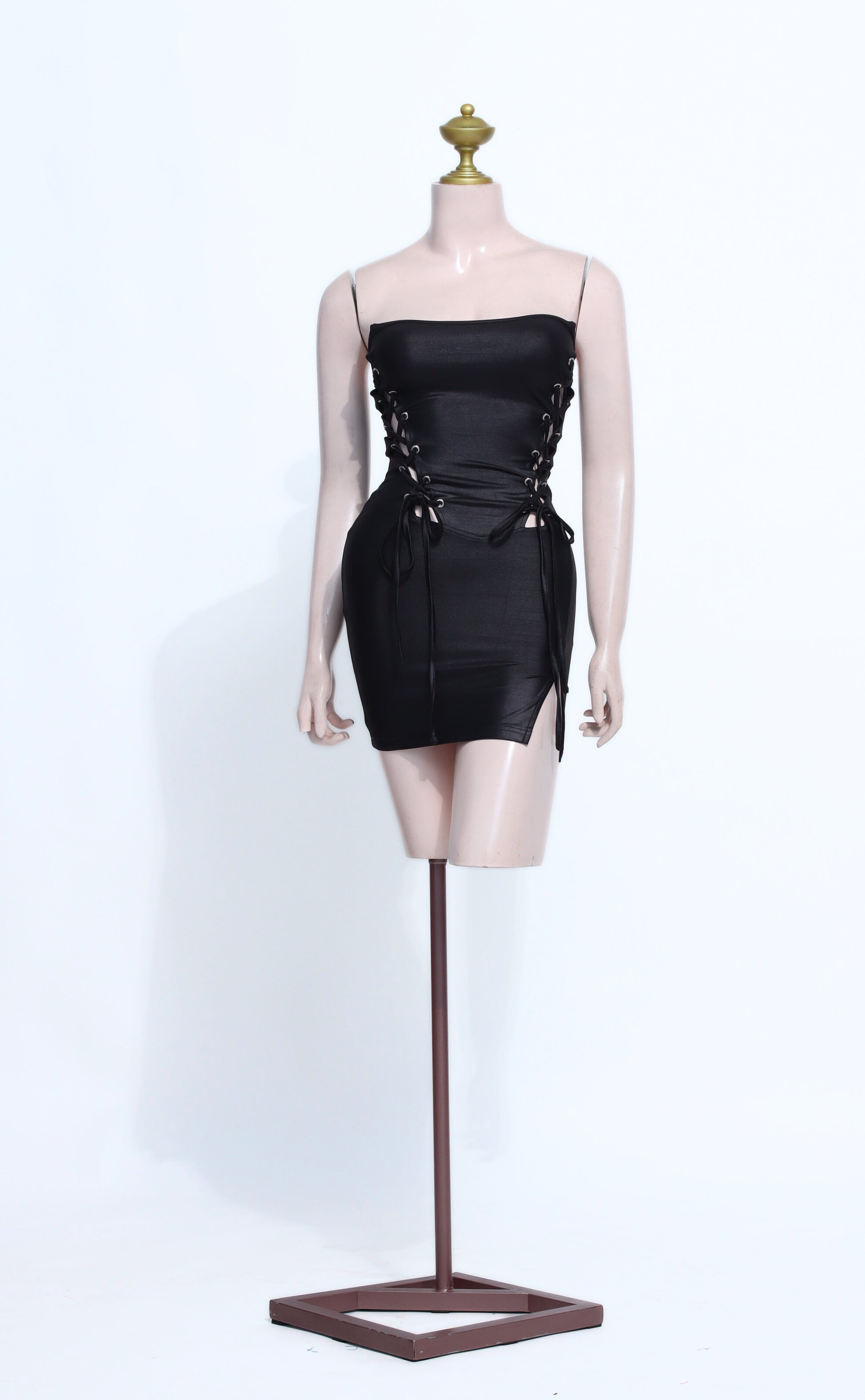 Black Bodycon Party Short Dress | - SB07