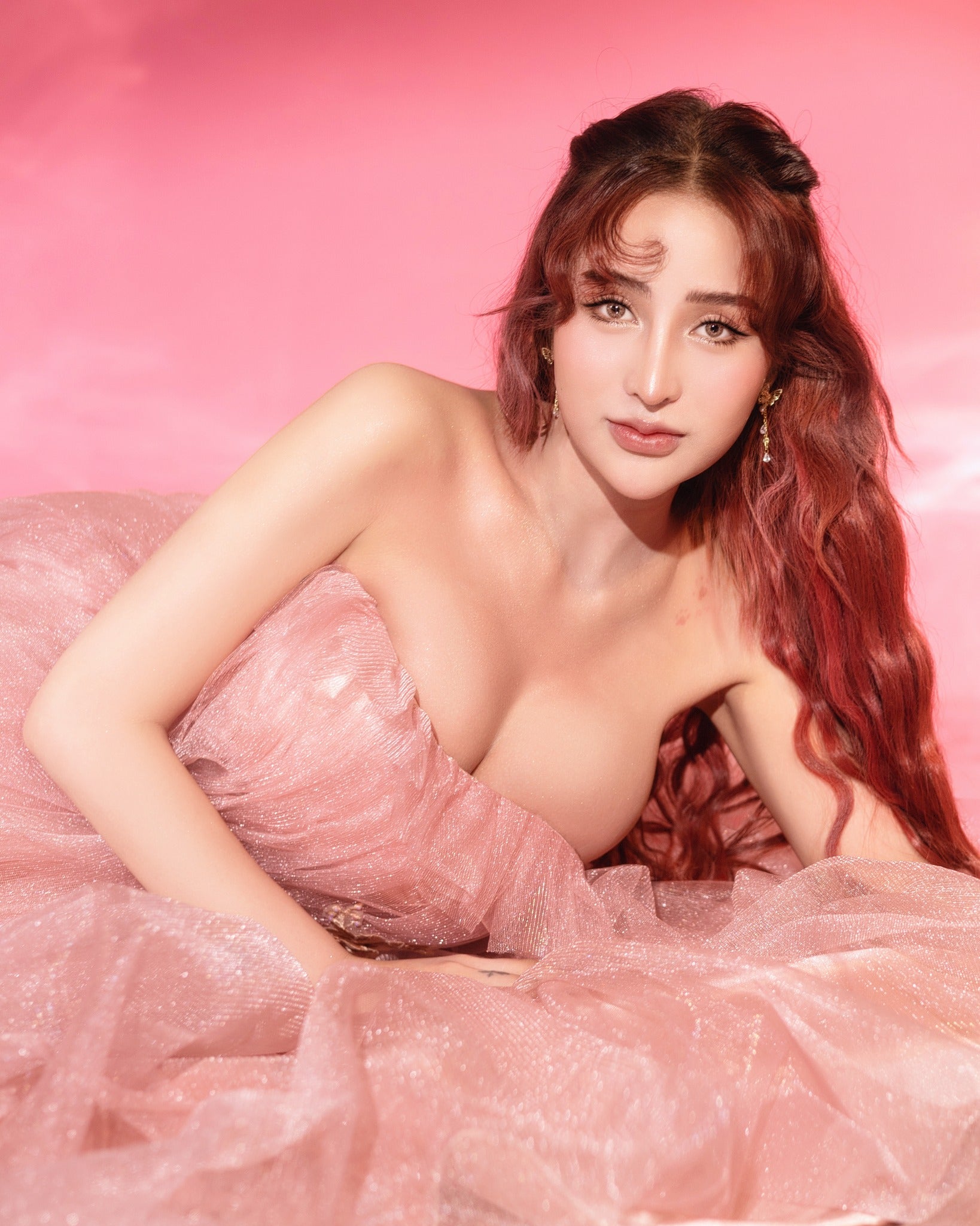 Old Rose Tulle - OR03
