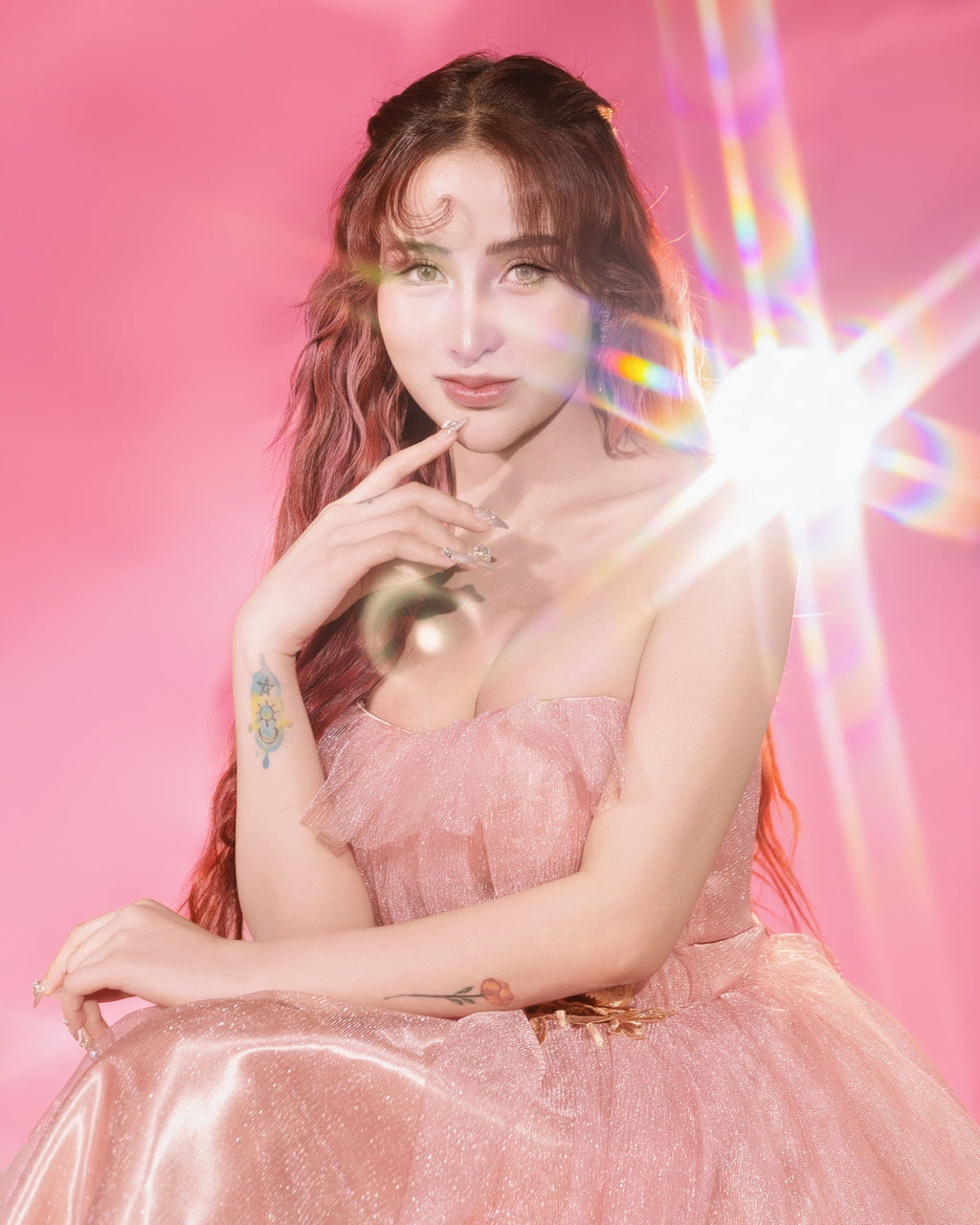 Old Rose Tulle - OR03