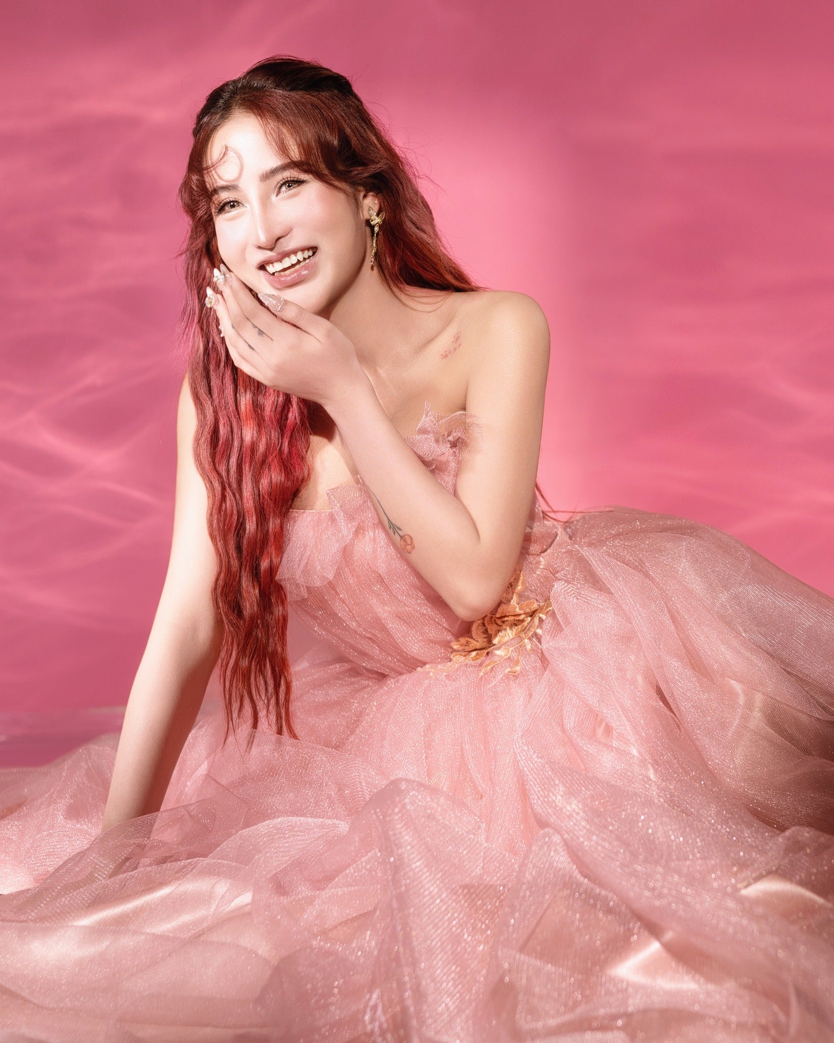 Old Rose Tulle - OR03